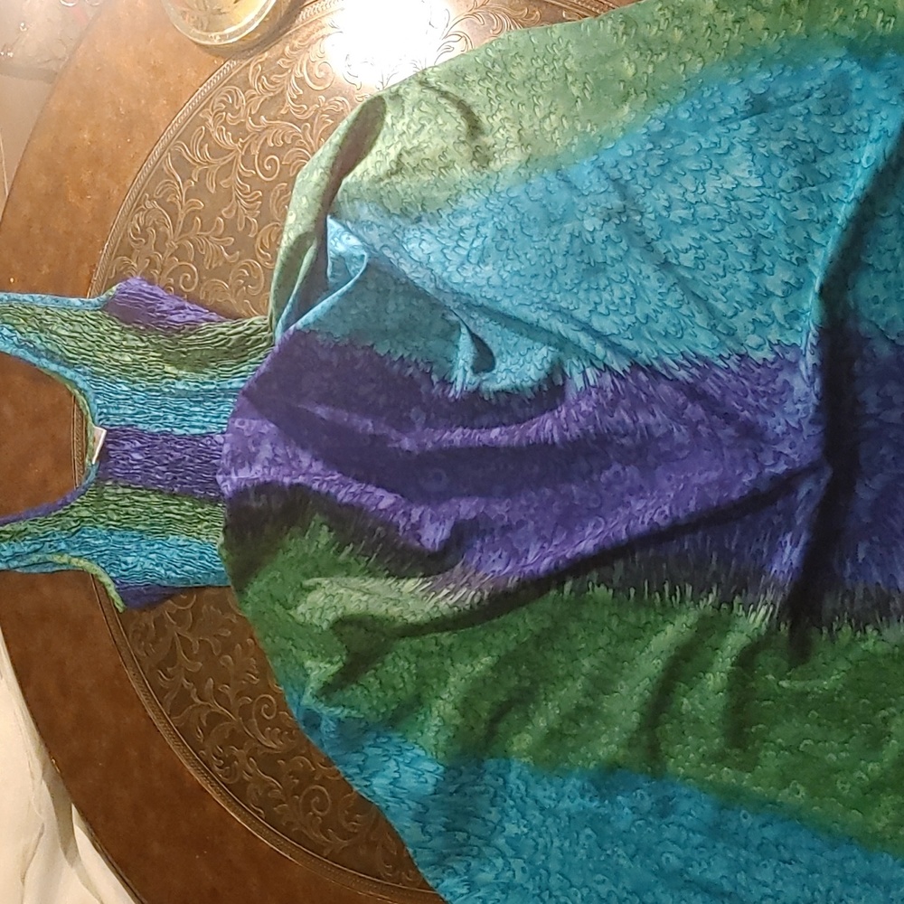 $15 Add On Rima Brilliant Coloured 3/4 Length Dress Sz OS